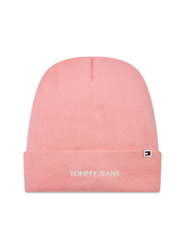 Tommy Jeans Шапка Tjw Linear Logo Beanie AW0AW15843 Розов