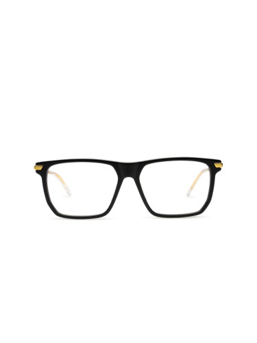 Bottega Veneta Bv1071O 001 56 - диоптрични очила, квадратна, мъжки, черни