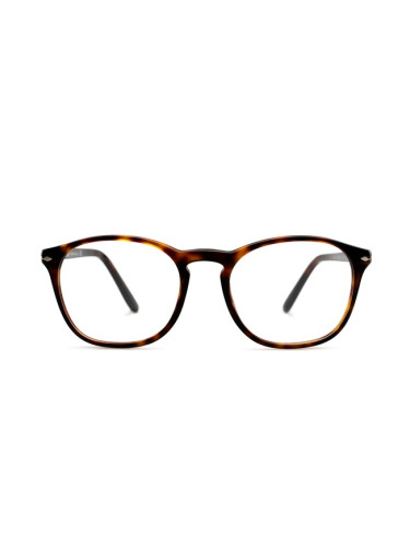 Persol 0PO3007V 24 52 - диоптрични очила, квадратна, дамски, кафяви