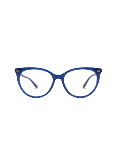 Gucci Gg0093O 006 53 - диоптрични очила, cat eye, дамски, сини