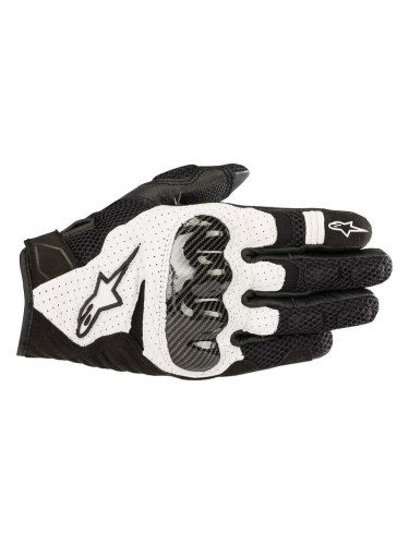 Alpinestars SMX-1 Air V2 Gloves Black/White 2XL Ръкавици