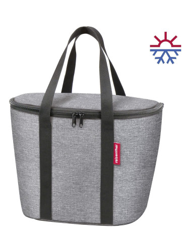 KLICKfix Iso Basket Bag Twist Silver 18 L Handlebar Bag