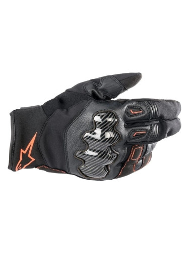 Alpinestars SMX-1 Drystar Gloves Black/Red Fluo 2XL Ръкавици