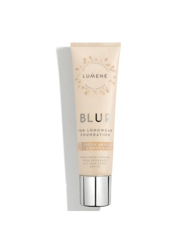 LUMENE Vegan BLUR 16h SPF15  Фон дьо тен флуид  30ml