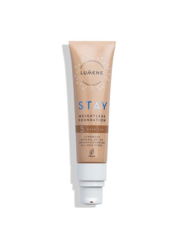 LUMENE Vegan Stay Weightless fondation SPF30   Фон дьо тен флуид  30ml