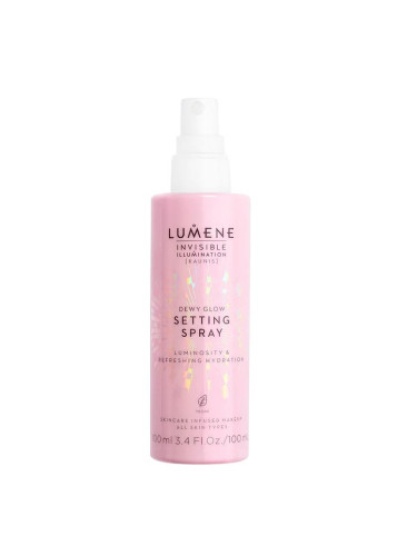 LUMENE Vegan Fixing Spray Dewy Glow Фиксатор за грим  100ml