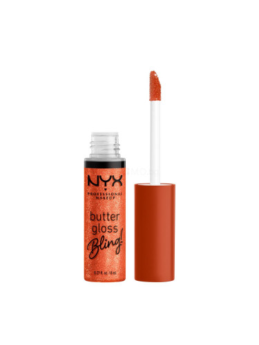 NYX Professional Makeup Butter Gloss Bling Блясък за устни за жени 8 ml Нюанс 06 Shimmer Down
