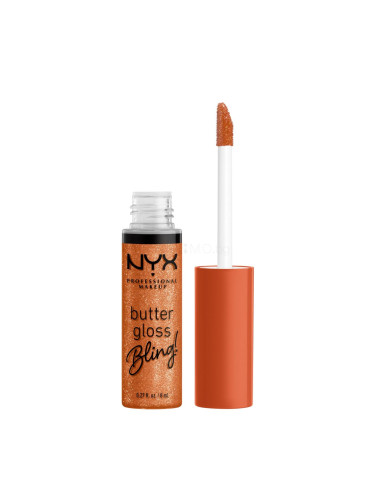 NYX Professional Makeup Butter Gloss Bling Блясък за устни за жени 8 ml Нюанс 03 Pricey