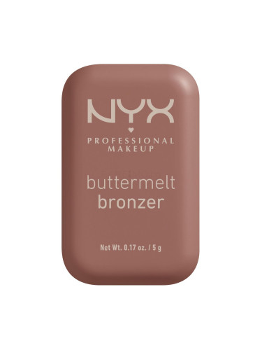NYX Professional Makeup Buttermelt Bronzer Бронзант за жени 5 гр Нюанс 04 Butta Biscuit