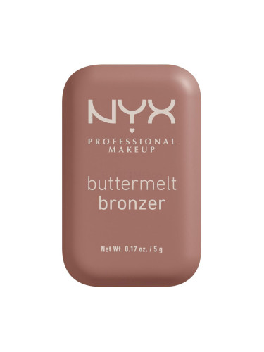 NYX Professional Makeup Buttermelt Bronzer Бронзант за жени 5 гр Нюанс 02 All Buttad Up