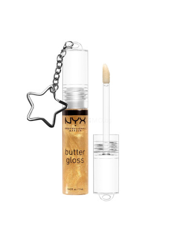 NYX Professional Makeup Butter Gloss Limited Edition Блясък за устни за жени 13 ml Нюанс 25K Gold