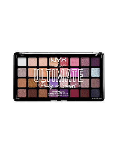 NYX Professional Makeup Ultimate Color Palette Сенки за очи за жени 30,4 гр Нюанс 01 Party On Sunset