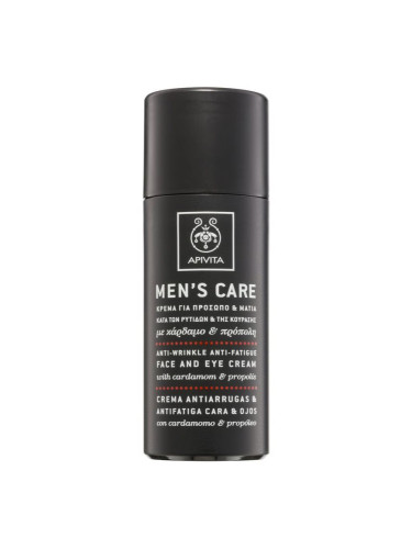 Apivita Men's Care Anti-Wrinkle Anti-Fatigue Face and Eye Cream крем против бръчки за лице и очи 50 мл.