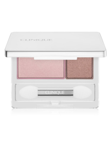 Clinique All About Shadow™ Duo Relaunch дуо сенки за очи цвят Strawberry Fudge - Shimmer 1,7 гр.
