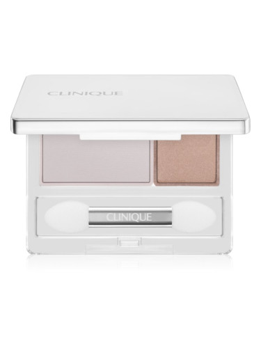 Clinique All About Shadow™ Duo дуо сенки за очи цвят Seashell Pink/Fawn Satin 1,7 гр.