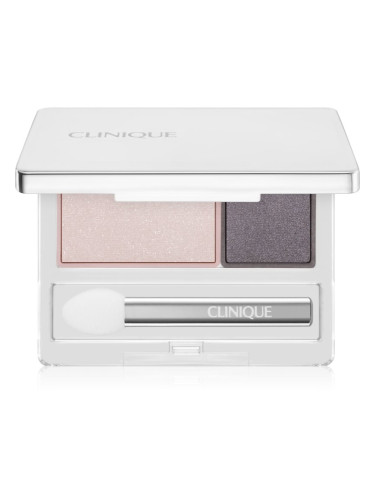 Clinique All About Shadow™ Duo Relaunch дуо сенки за очи цвят Duo Uptown/Downtown - Shimmer/Matte 1,7 гр.