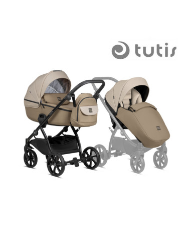 Tutis UNO 5+ бебешка количка 2в1 005 Cheteau grey