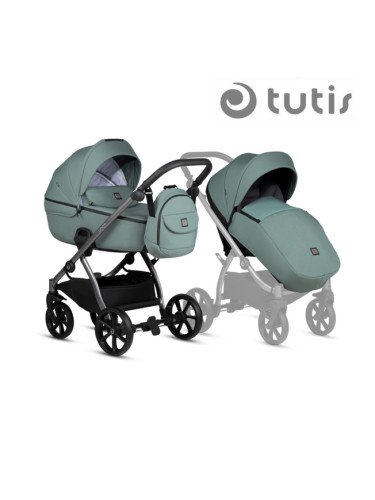 Tutis UNO 5+ бебешка количка 2в1 143 Menta