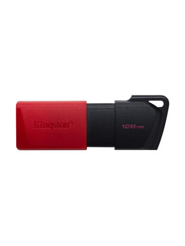Памет 128GB USB Flash Drive, Kingston DataTraveler Exodia M (DTXM/128GB), USB 3.2, черно-червена