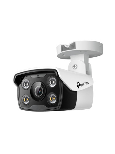 IP камера TP-Link VIGI C340, насочена "bullet" камера, 4Mpix(2560x1440@30FPS), 4mm обектив, H.265+/H.265/H.264+/H.264, IR осветеност (до 30 метра), за външен/вътрешен монтаж, RJ-45, PoE, микрофон, високоговорител, MicroSD слот