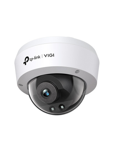 IP камера TP-Link VIGI C240I(2.8mm), куполна камера, 4Mpix(2560x1440@30fps), 2.8mm обектив, H.265+/H.265/H.264+/H.264, IR осветеност (до 30 метра), за вътрешен монтаж, RJ-45, PoE (802.3af/at)