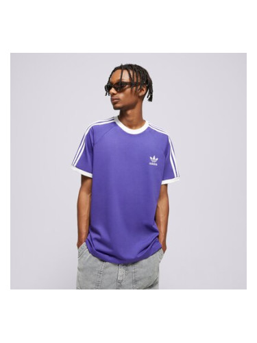 Adidas Тениска 3-Stripes Tee мъжки Дрехи Тениски IM9394 Виолетов