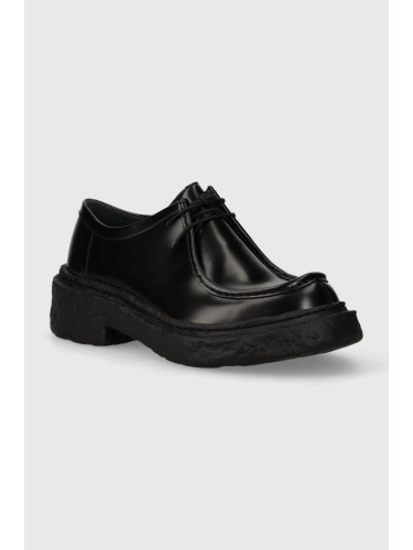 Кожени половинки обувки CAMPERLAB Vamonos в черно A500019.001