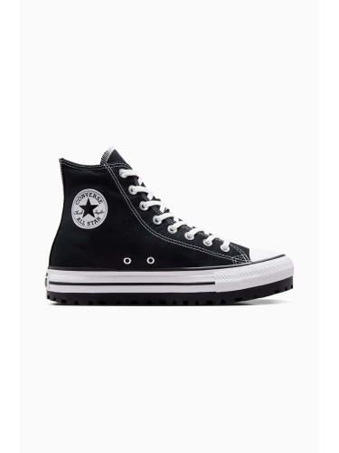 Високи кецове Converse Chuck Taylor All Star City Trek в черно A06776C