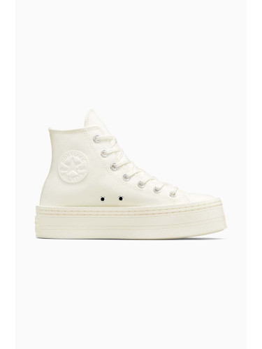 Високи кецове Converse Chuck Taylor All Star Modern Lift в бяло A06140C