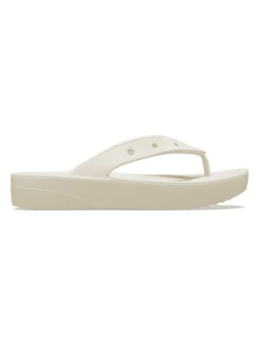 Crocs CLASSIC PLATFORM FLIP W Дамски джапанки, бежово, размер 41/42