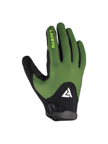 Laceto FURY Ръкавици за колоездачи, тъмнозелено, размер
