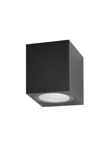 ITALUX OWL-2197-1SQ - Екстериорен аплик GENTA 1xGU10/40W/230V IP54 8 см