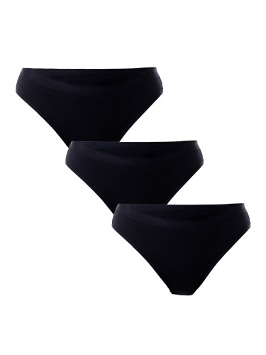 3PACK women's panties Pietro Filipi black