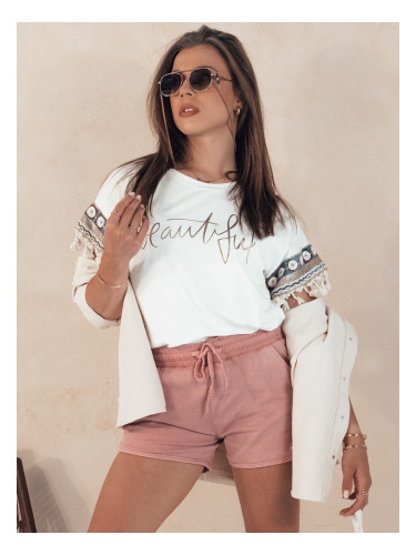 Дамски къси панталони CITYCHIC светло розови