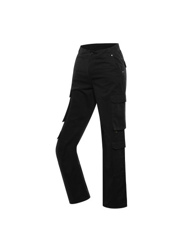 Women's wide pocket pants nax NAX SERDA black