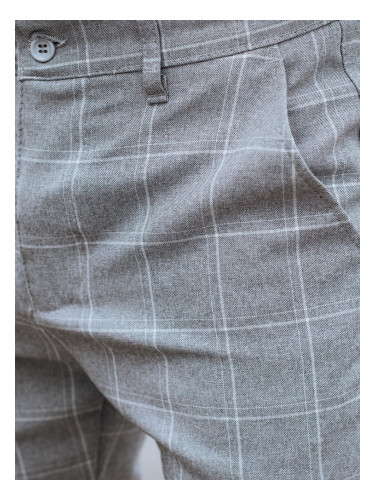 Men's Casual Trousers Light Grey Dstreet