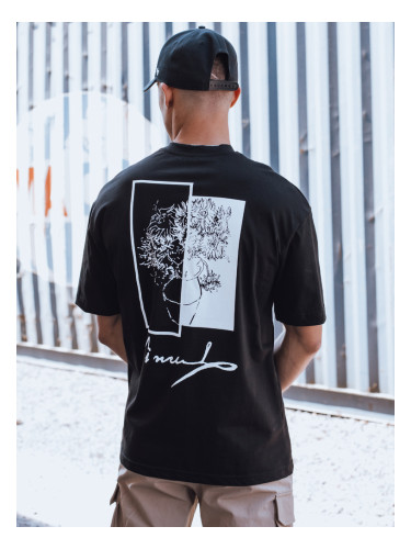 Men's T-shirt with black Dstreet print