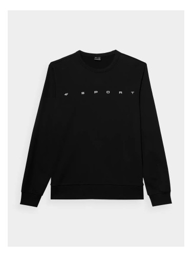Men's 4F Cotton Sweatshirt - Black