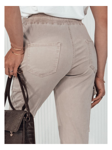 Women's cargo pants LOVE TREND beige Dstreet