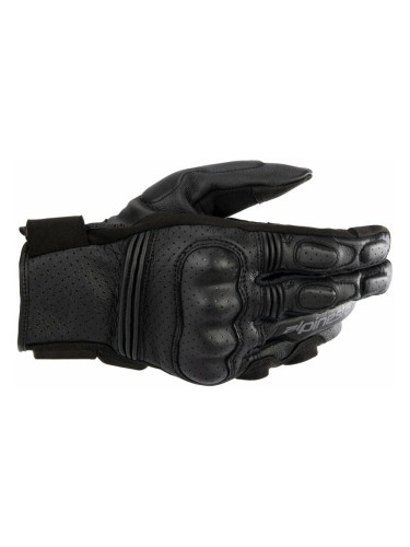 Alpinestars Phenom Leather Air Gloves Black/Black 2XL Ръкавици