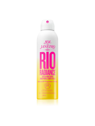 Sol de Janeiro Rio Radiance SPF 50 освежаващ и хидратиращ спрей за защита на кожата SPF 50 200 мл.