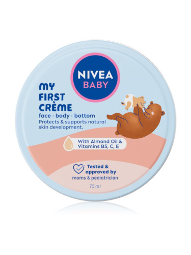 NIVEA BABY мултифункционален крем за лице и тяло 75 мл.