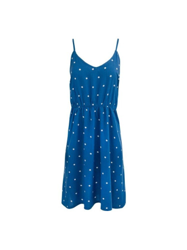 ALPINE PRO HUWELA Дамска рокля, синьо, размер