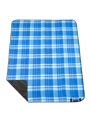 Spokey PICNIC MOOR 150x130 Одеяло за пикник с презрамка, синьо, размер
