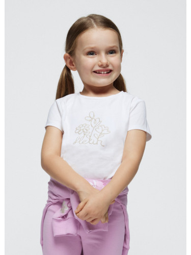 Детска тениска в бял цвят Mayoral