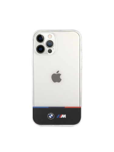 Поликарбонатен гръб BMW Horizontal Tricolor за iPhone 12 Pro Max, BMHCP12LMHTHK