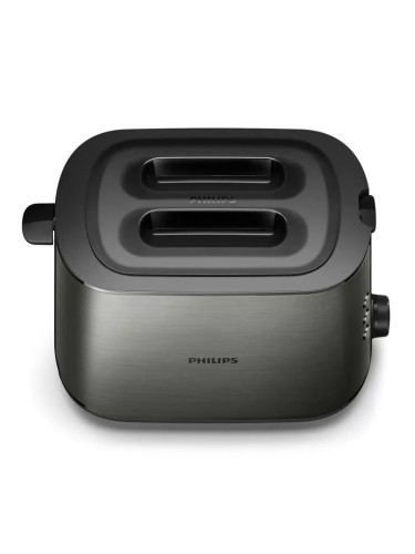 Тостер Philips Viva Collection HD2651/80, 8 степени, подвижно дъно, режим за размразяване, режим за претопляне, 950W