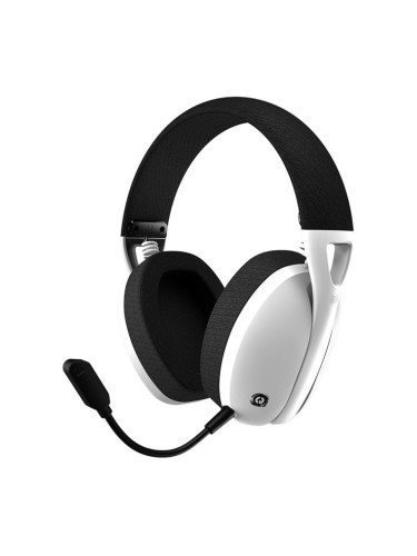 Слушалки Canyon Ego GH-13, жични/безжични, микрофон, Bluetooth, USB, до 18 часа време на работа, черно-бели