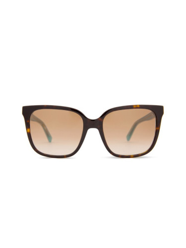 Moschino Love Mol044/S 086 HA 56 - квадратна слънчеви очила, дамски, кафяви