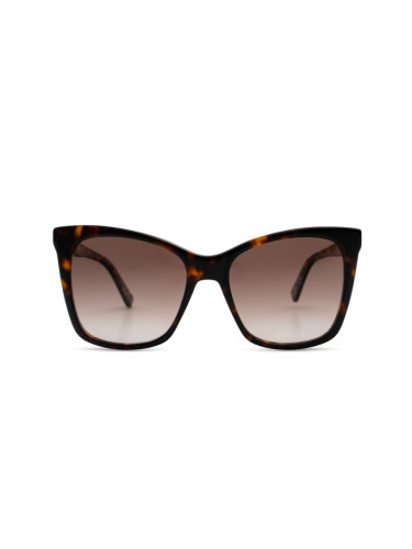 Moschino Love Mol034/S 086 HA 55 - квадратна слънчеви очила, дамски, кафяви